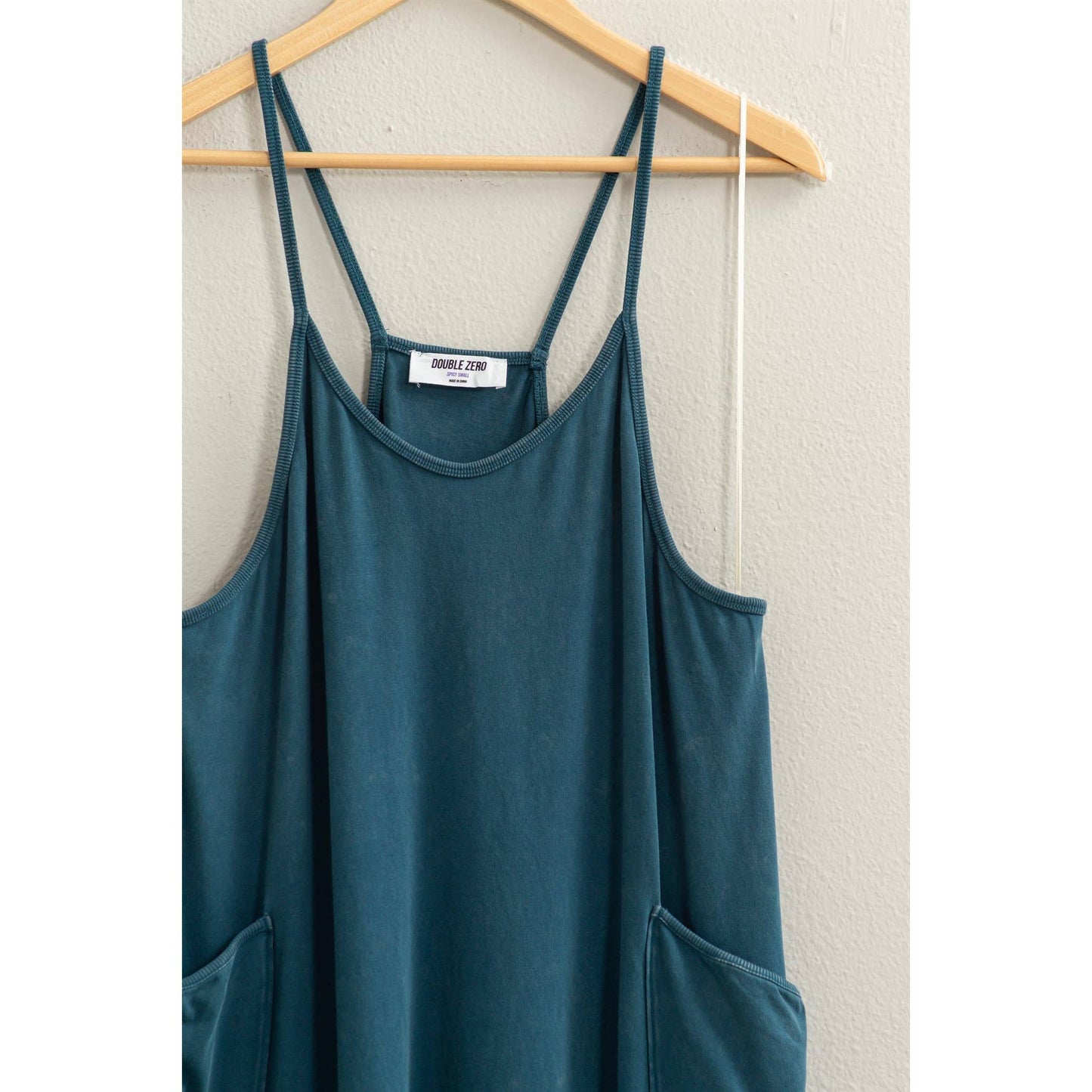 MINERAL WASHED JUMPSUIT