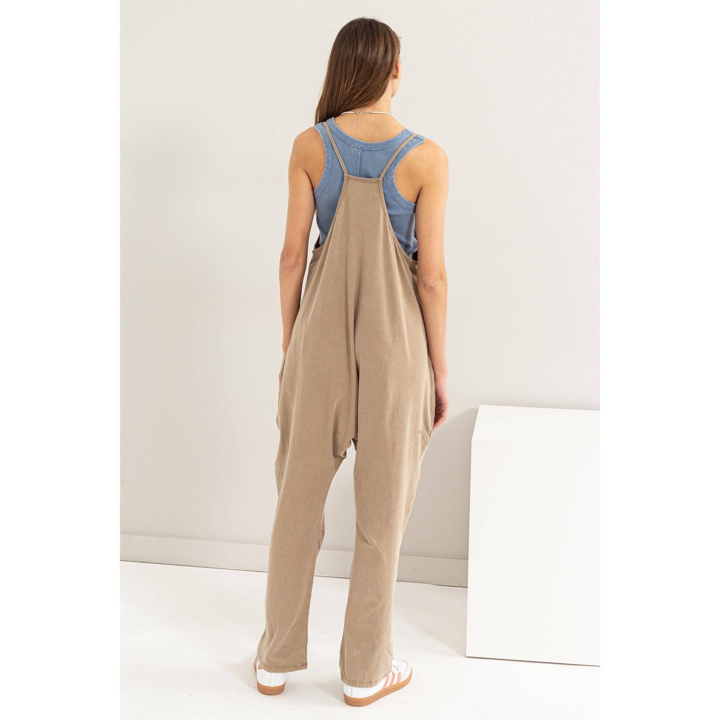 MINERAL WASHED JUMPSUIT