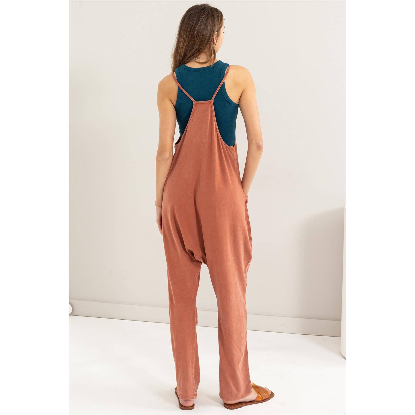 MINERAL WASHED JUMPSUIT