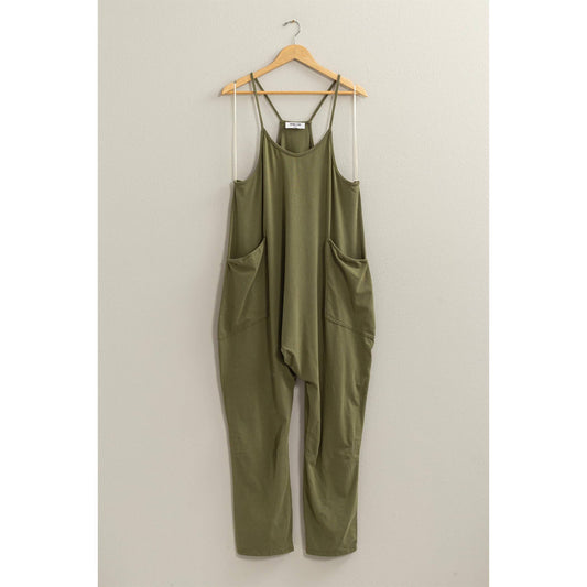 MINERAL WASHED JUMPSUIT